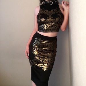 Filigree Bodycon Set